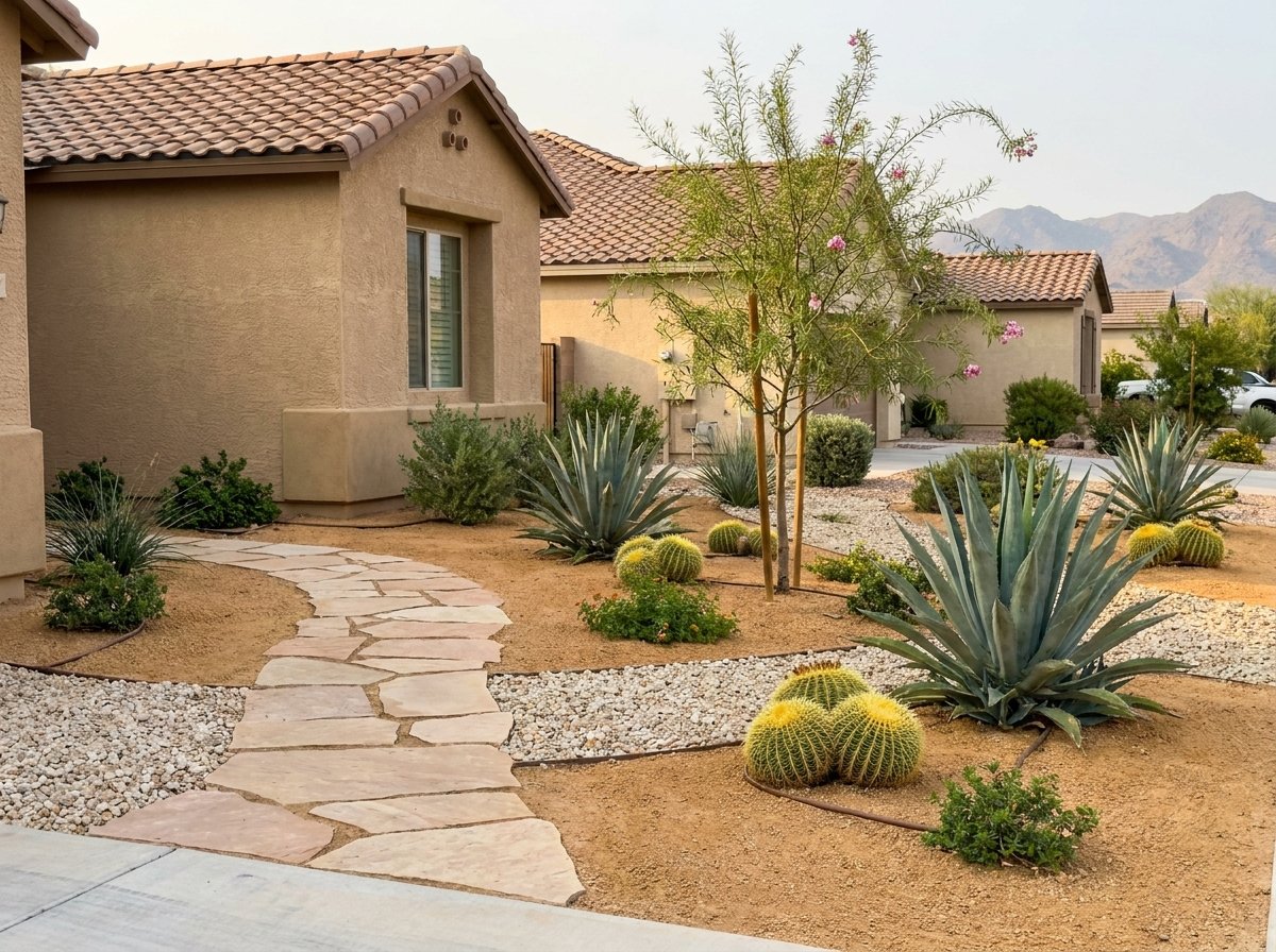 Xeriscape conversion — cut the water bill in half