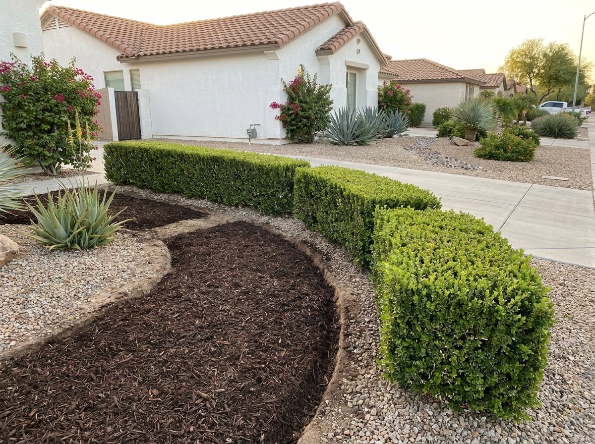 Bed refresh & hedge trimming