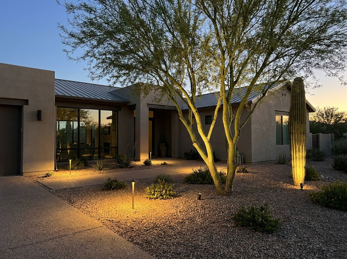 Low-voltage lighting install